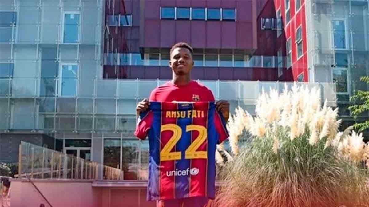 Olvidadizo frio secretamente jugadores de futbol con el numero 22 ... Ansu Fati: Anak Emas Barcelona yang Berjuang Lawan Cedera