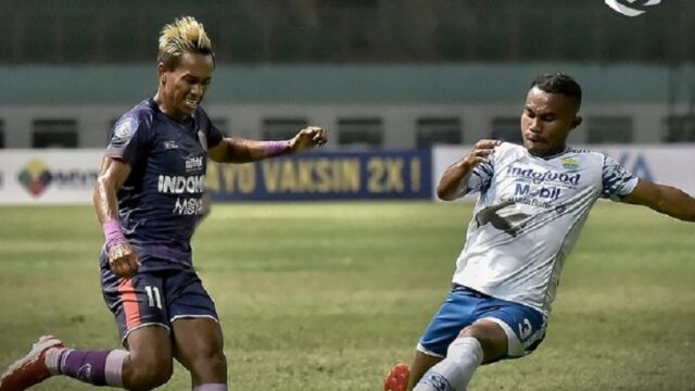 Hasil BRI Liga 1 Persita Tangerang vs Persib Bandung Skor 2-2
